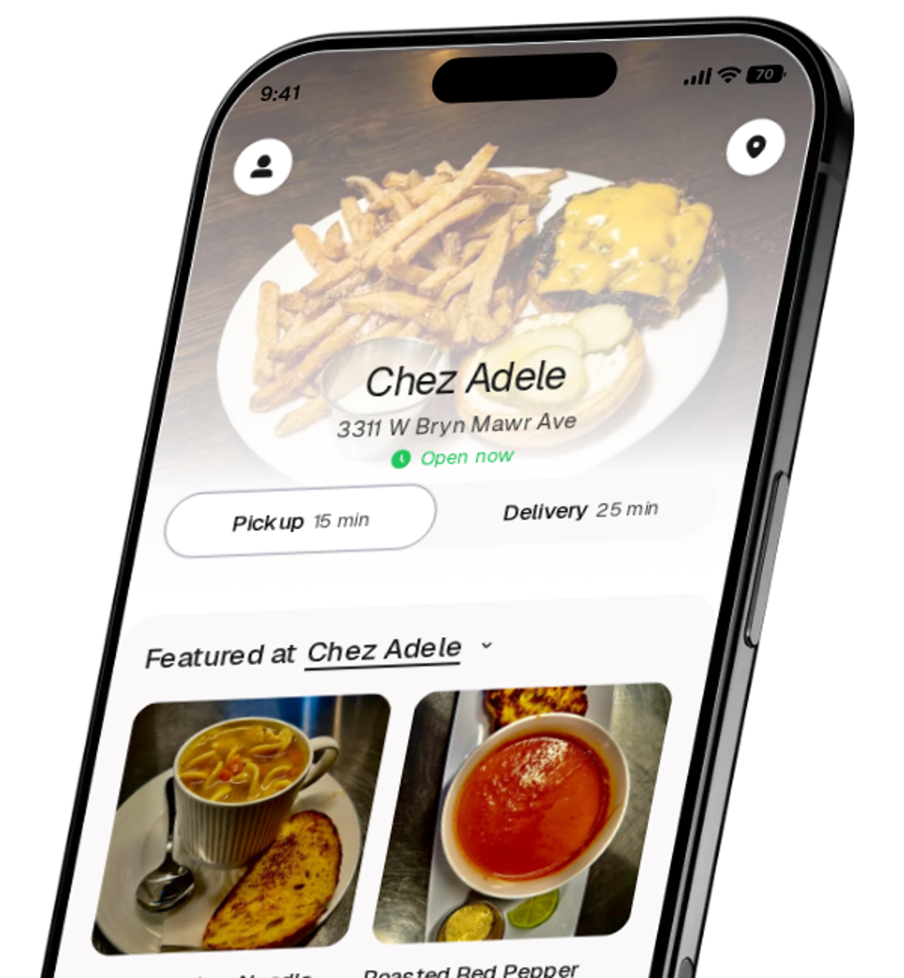 Chez Adele app preview
