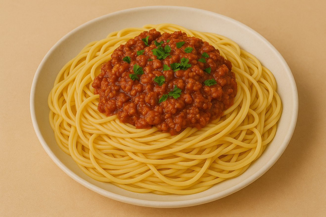 Pasta & Marinara Sauce.