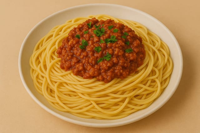 Pasta & Marinara Sauce.