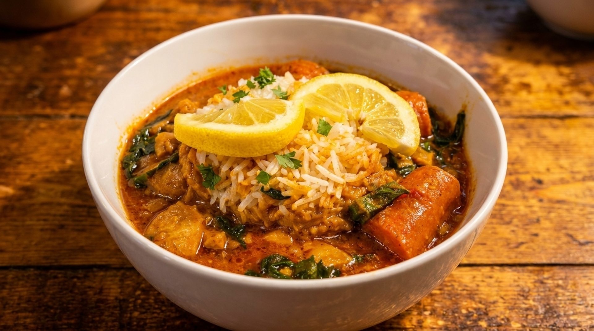 Maafe, Egusi, and Fufu