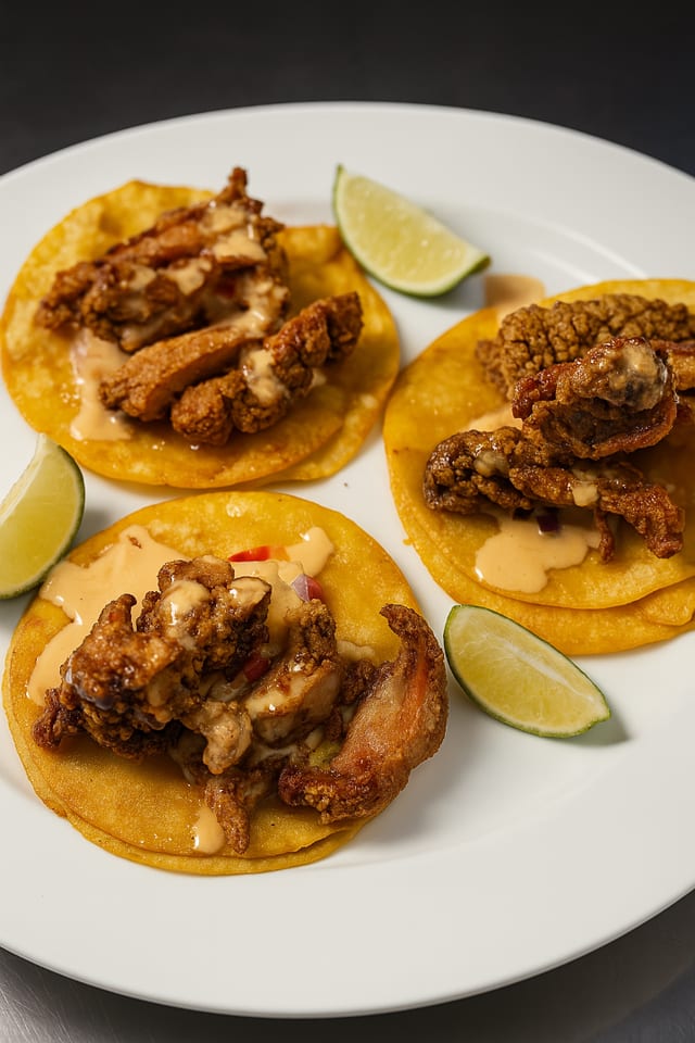 Crispy halal Chicken Tacos - 1pc